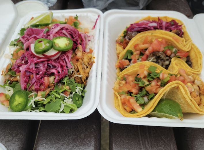 Baby Loves Tacos signature dishes Mushroom TacosChicken TacosSpicy Cauliflower Tacos